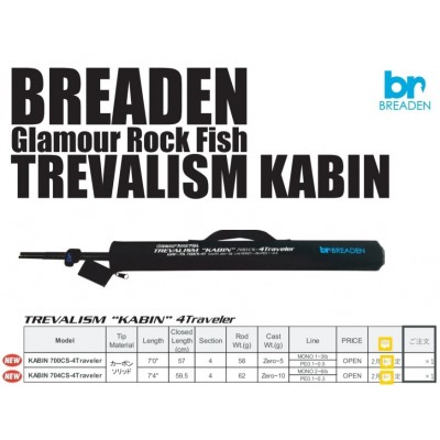 Breaden Glamour Rock Fish Trevalism KABIN 4Traveler