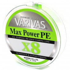 Шнур Varivas MAX Power PE X8 Lime Green 150M #0.8 (13502)