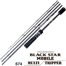 Спиннинг Xesta Mobile Black Star 2nd Generation S74 Multi Tripper